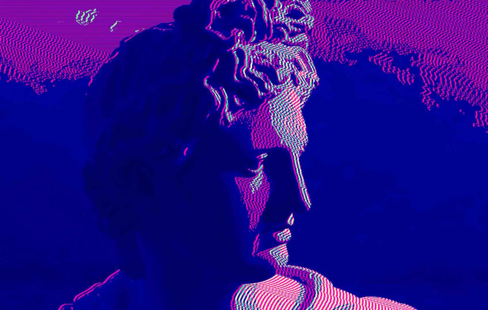 Sculpture with Dithering Filter applied